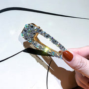 ヘアクリップ くちばしクリップ レディース ヘアアクセサリー 髪飾り 髪留め ラインストーン パール調 キラキラ エレガント 上品 華やか まとめ髪 ヘアアレンジ  デイリー 普段使い カジュアル かわいい おしゃれ 存在感 ファッション小物 雑貨 女性 ゴールドカラー シルバーカラー