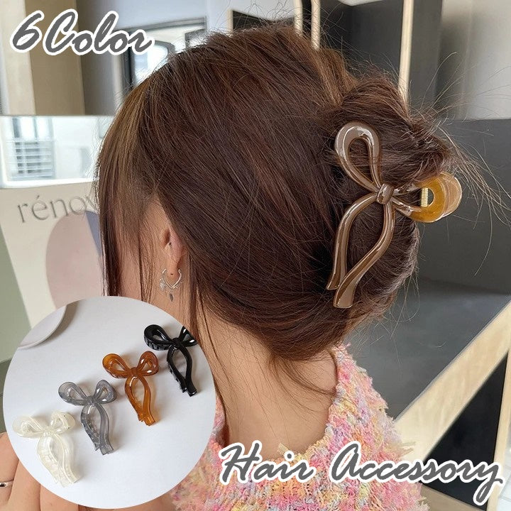 ヘアクリップ バンスクリップ リボン型 レディース 女性 婦人 商品画像