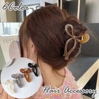 ヘアクリップ バンスクリップ リボン型 レディース 女性 婦人 商品画像