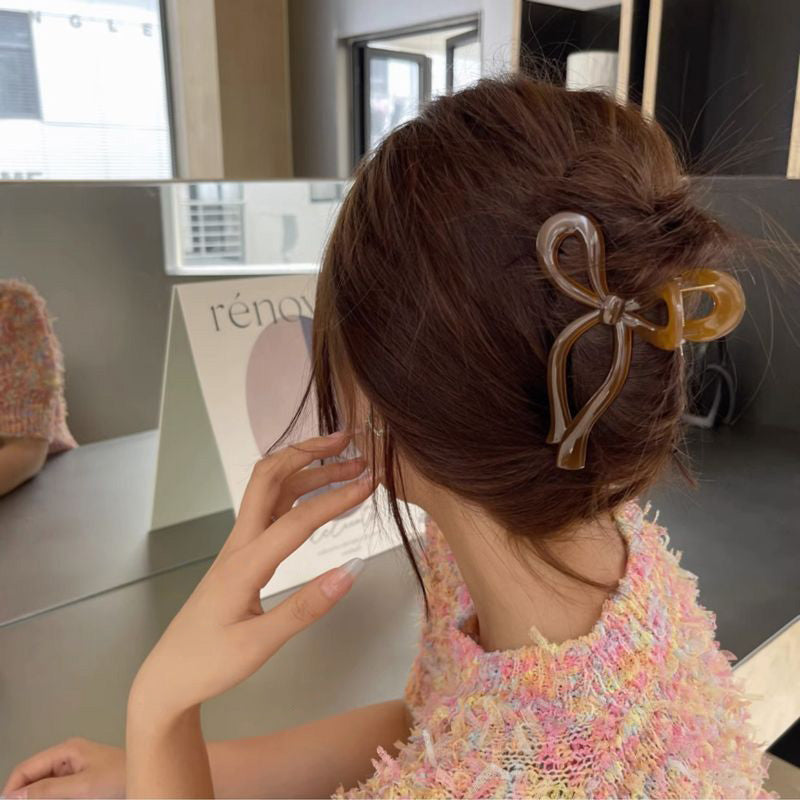 ヘアクリップ バンスクリップ リボン型 レディース 女性 婦人 商品画像2