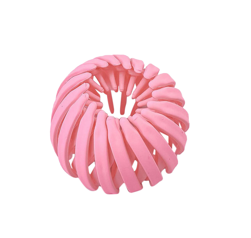 ヘアクリップ ヘアリング風 ヘアカフス風 レディース 大人 ヘアアクセサリー 10ピンク バリエーション画像