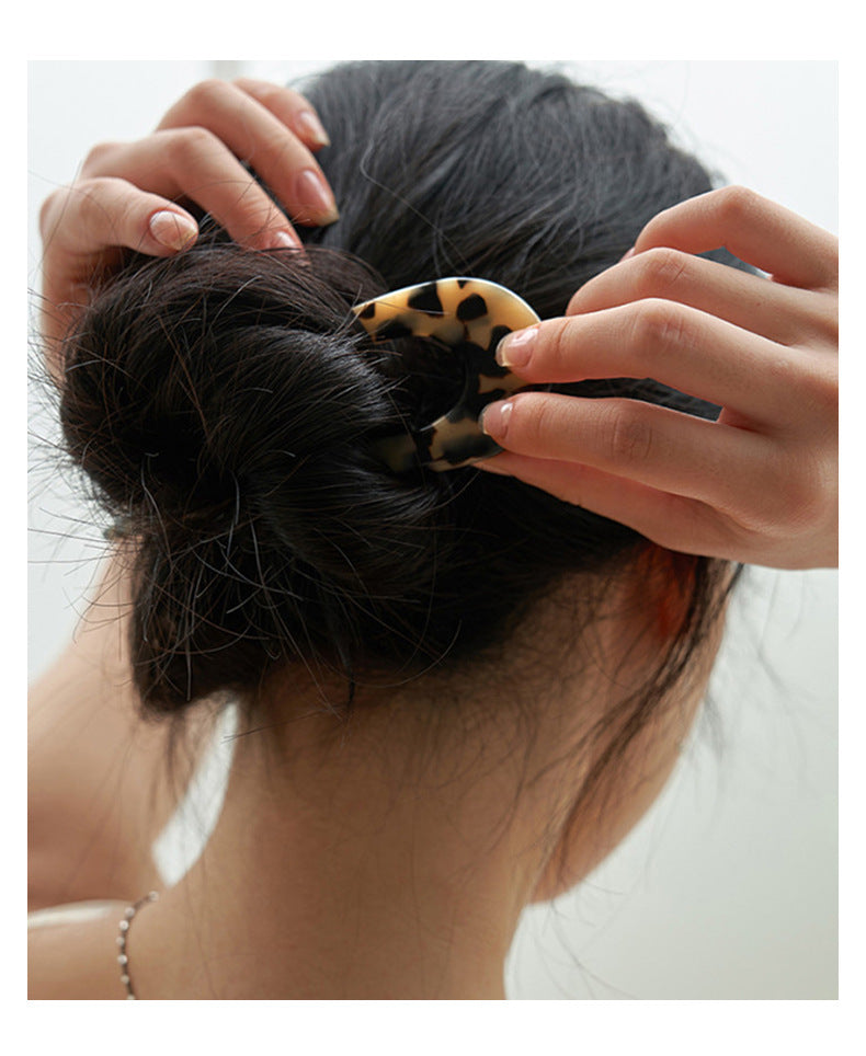 かんざし 簪 ヘアコーム U字型 ヘアピン レディース 商品画像2