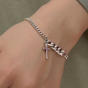 ブレスレット アクセサリー レディース 女性 十字架 クロス チェーン ファッション雑貨 かわいい おしゃれ ギフト プレゼント 贈り物
