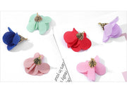 クラフト用チャーム 単品 レディース 女性 アクセサリーパーツ アクセサリー道具 お花 フラワー おしゃれ シンプル イヤリング ピアス 装飾 手芸 ハンドメイド カラバリ豊富