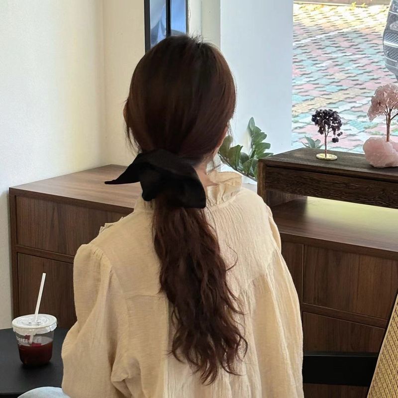シュシュ ヘアゴム レディース 女性 サテン 光沢 商品画像3