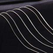 チェーンネックレス 男女兼用 ユニセックス レディース メンズ アクセサリー 首飾り ボックスチェーン ベネチアンチェーン ロング シンプル おしゃれ ゴールドカラー シルバーカラー ファッション小物 記念日 誕生日 贈り物 プレゼント ギフト