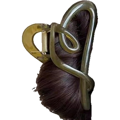 バンスクリップ ヘアクリップ 単品 ヘアアクセサリー 髪留め 大きめ 8 バリエーション画像