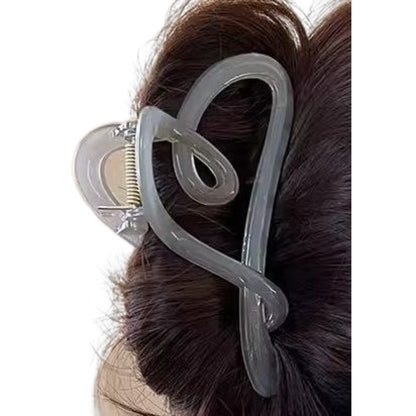 バンスクリップ ヘアクリップ 単品 ヘアアクセサリー 髪留め 大きめ 9 バリエーション画像