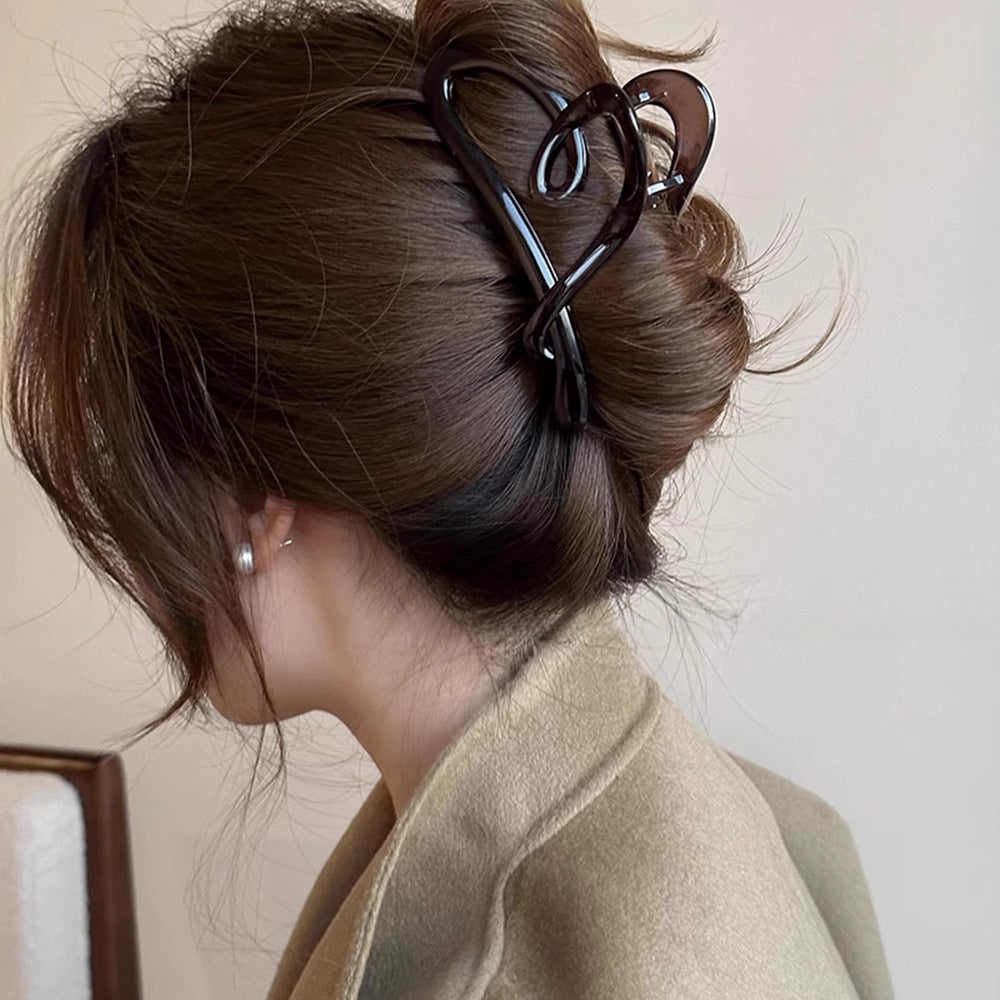 バンスクリップ ヘアクリップ 単品 ヘアアクセサリー 髪留め 大きめ 商品画像3