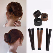 お団子メーカー シニヨンメーカー おだんごメーカー ヘアアクセサリー レディース ドーナツヘア 髪留め 髪飾り まとめ髪 くるくる 巻き付け お団子ヘア アップヘア 簡単 お手軽 女性用