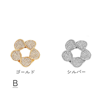 ブローチ レディース アクセサリー ゴールドカラー シルバーカラー フェイクパール 商品画像5