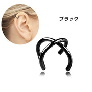 イヤーカフ 単品 片耳用 レディース 女性 アクセサリー イヤークリップ 耳飾り クロス かわいい おしゃれ シンプル プレゼント