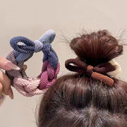 ヘアゴム 3本セット リングゴム レディース 髪飾り 髪留め ヘアアクセサリー ヘアアレンジ まとめ髪 太め 編み込み リボン 可愛い
