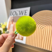 パッチンピン キッズ ジュニア ヘアアクセサリー ヘアピン ラビットファー ふわふわ かわいい おしゃれ キュート カラバリ豊富 存在感 女の子 女子 子供用