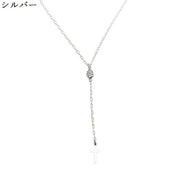 ネックレス ペンダント レディース アクセサリー チェーン クロス 十字架 ラインストーン ビジュー 揺れる 上品 華奢 きれいめ