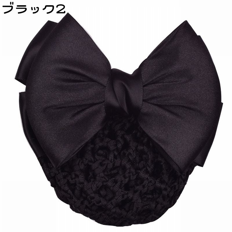 バレッタ レディース シニヨンネット付き ヘアアクセサリー ヘアクリップ 髪飾り 商品画像5