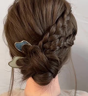 かんざし ヘアコーム U字コーム 簪 ヘアピン ヘアスティック レディース 女性 ヘアアクセサリー 髪留め 髪飾り ヘアアレンジ マーブル調 おしゃれ かわいい 上品 普段使い お出かけ デート デイリー 女性用 婦人用 ファッション小物