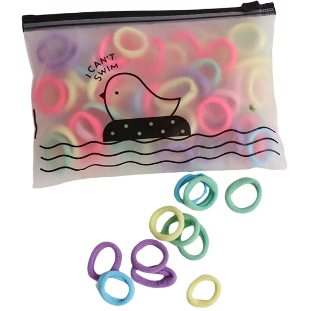ヘアゴム 髪ゴム 50本セット キッズ 子供用 子ども用 キャンディ バリエーション画像