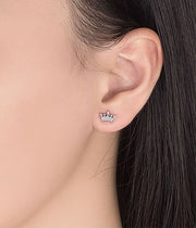 ピアス スタッドピアス バックキャッチ レディース アクセサリー プレゼント 誕生日 シンプル 上品 小さめ ラインストーン フェイクパール 華奢 小ぶり ビジュー クラウン 王冠 ティアラ 宝石風 天然石風 シルバーカラー 普段使い お出かけ お呼ばれ かわいい 可愛い おしゃれ きれいめ 女性 彼女 妻 嫁 大人女子 婦人 ガールズ ギフト 贈り物 記念日 母の日