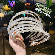カチューシャ ヘアアクセサリー レディース 女性 婦人用 おしゃれ かわいい フェイクパール ヘアバンド ヘアアレンジ 髪飾り パール調 チェック 清楚 カジュアル まとめ髪 キラキラ シンプル