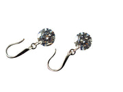 ピアス レディース 女性用 アクセサリー フックピアス ダイヤモンド風 宝石風 シルバーカラー 上品 高級感 おしゃれ フォーマル ギフト プレゼント 耳飾り