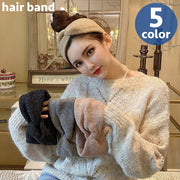 ヘアバンド ヘッドバンド ヘアアクセサリー ニット レディース 女性用 婦人用 ターバン まとめ髪 ねじり 幅広 ボリューム シンプル 無地 おしゃれ かわいい 普段使い デイリー お出かけ おウチ時間 大人女子