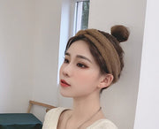 ヘアバンド ヘッドバンド ヘアアクセサリー ニット レディース 女性用 婦人用 ターバン まとめ髪 ねじり 幅広 ボリューム シンプル 無地 おしゃれ かわいい 普段使い デイリー お出かけ おウチ時間 大人女子