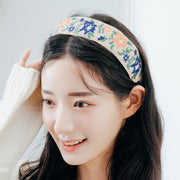 カチューシャ レディース ヘアアクセサリー 髪飾り 髪留め 幅広 花柄刺繍 チロリアンテープ チロル ヘアアレンジ 洗顔 可愛い