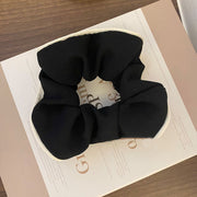 シュシュ レディース ヘアアクセサリー ヘアゴム パイピング バイカラー おしゃれ シンプル オフィス 普段使い フォーマル カジュアル フェミニン 髪留め まとめ髪 ヘアアレンジ 髪飾り ブラウン ブラック ホワイト