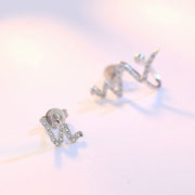 ピアス スタッドピアス レディース アクセサリー プレゼント アシンメトリー 稲妻 サンダー ボール ラインストーン ビジュー 宝石風 天然石風 シルバーカラー おしゃれ 女性 彼女 妻 嫁 大人女子 婦人 ガールズ ギフト 贈り物 誕生日 記念日 母の日 ホワイトデー