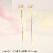 アメリカンピアス チェーンピアス レディース アクセサリー 耳飾り ロングピアス 蝶 揺れる 可愛い おしゃれ 女性用 婦人用 ファッション小物 プレゼント 誕生日 記念日 贈り物 ギフト お出かけシーン