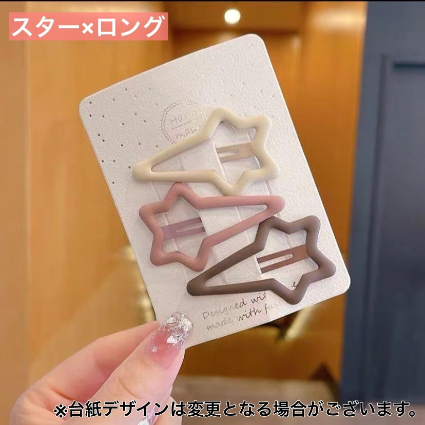 パッチン留め 3個セット ヘアピン ヘアアクセサリー レディース 女性 商品画像5