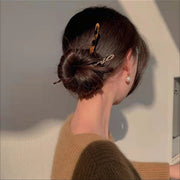 かんざし 簪 ヘアピン ヘアスティック レディース 女性 ヘアアクセサリー ヘアアレンジ まとめ髪 マーブル模様 べっ甲柄 和装 洋装 ヘアアクセント お団子 アップ 髪飾り