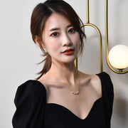 ネックレス レディース 女性用 アクセサリー ラインストーン クローバー 四つ葉 ハート 2way ペンダント 首飾り おしゃれ かわいい プレゼント ギフト 贈り物