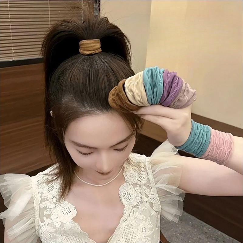 ヘアゴム リングゴム 幅広 5点セット レディース 女性 商品画像4