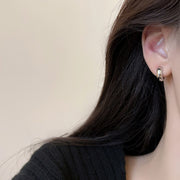 フープイヤリング ノンホールピアス スタッドピアス 両耳用 レディース 女性 アクセサリー イヤーカフ イヤークリップ 耳飾り おしゃれ シンプル カジュアル プレゼント ギフト
