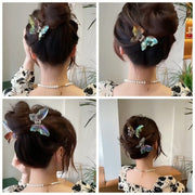 ヘアクリップ レディース ヘアアクセサリー バンスクリップ 蝶々 ミニクリップ キッズ 蝶々 バタフライ かわいい きれいめ 上品 おしゃれ 女性 大人女子