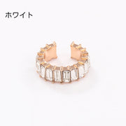イヤーカフ 片耳用 レディース 女性用 アクセサリー リング ラインストーン ゴールドカラー キラキラ カラバリ豊富 おしゃれ