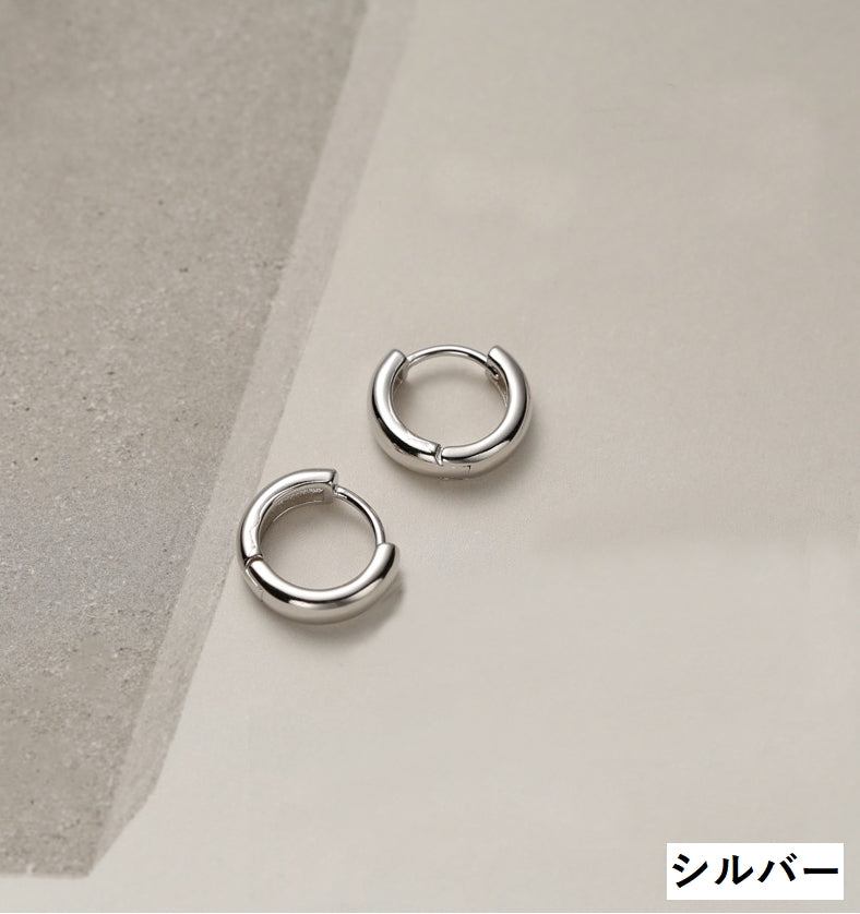 フープピアス リングピアス レディース 女性 アクセサリー 中折れ 商品画像5