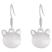 ブレスレット フックピアス ネックレス アクセサリー レディース 女性 猫 ネコ チェーン ラインストーン キラキラ シンプル お洒落 可愛い ファッション小物 プレゼント ギフト 贈り物