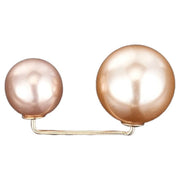 ブローチ 2個セット レディース アクセサリー ピンブローチ フェイクパール 上品 高級感 おしゃれ フォーマル カジュアル シンプル プレセント ギフト