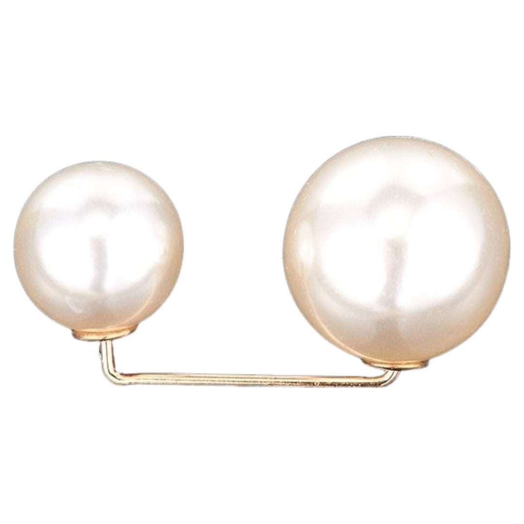 ブローチ 2個セット レディース アクセサリー ピンブローチ フェイクパール 上品 高級感 おしゃれ フォーマル カジュアル シンプル プレセント ギフト