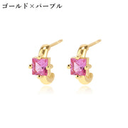 スタッドピアス キャッチピアス レディース アクセサリー 耳飾り ラインストーン 蝶 四角 小さい 可愛い おしゃれ 上品 女性用 婦人用 ファッション小物 記念日 誕生日 贈り物 プレゼント ギフト 外出 お出掛け 普段使い デイリー