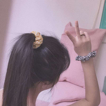 シュシュ 同色 2個セット ヘアゴム 髪ゴム ヘアアクセサリー 商品画像2