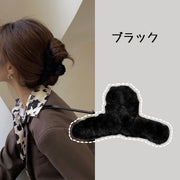 ヘアクリップ バンズクリップ レディース ヘアアクセサリー 女性 婦人 髪飾り 髪留め まとめ髪 ヘアアレンジ ハーフアップ もふもふ かわいい