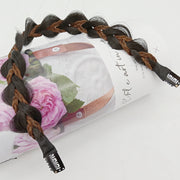 カチューシャ ヘアクリップ 三つ編み 編み込み レディース ヘアアクセサリー ヘアアレンジ つけ毛 ポイントウィッグ 部分かつら 黒髪 茶髪