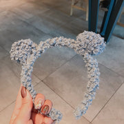 カチューシャ ヘアバンド ヘッドアクセサリー レディース ヘアアクセサリー 耳付き クマ耳 もこもこ ふわふわ ボア やわらか 無地 髪飾り 大人可愛い かわいい キュート ヘアアレンジ おしゃれ カジュアル 婦人 女性 普段使い 女性 ピンク イエロー グリーン グレー ブラウン 茶