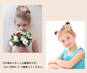 ヘアクリップ 3個セット 造花 フラワー 髪飾り キッズ ベビー 子供 お花 入学式 卒業式 発表会 七五三 結婚式 ドレスに合う 誕生日 オシャレ かわいい デザイン豊富 フェイクフラワー ナチュラル 女の子 女子 小学生 幼稚園 保育園