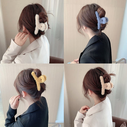 バンスクリップ ヘアクリップ レディース ヘアアクセサリー 髪留め 髪飾り 商品画像2