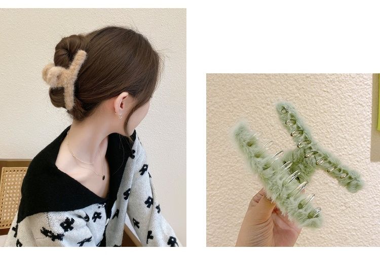 バンスクリップ ヘアクリップ レディース ヘアアクセサリー 髪留め 髪飾り 商品画像4